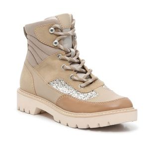 Dolce Vita Pryor glitter lug sole boots size 8